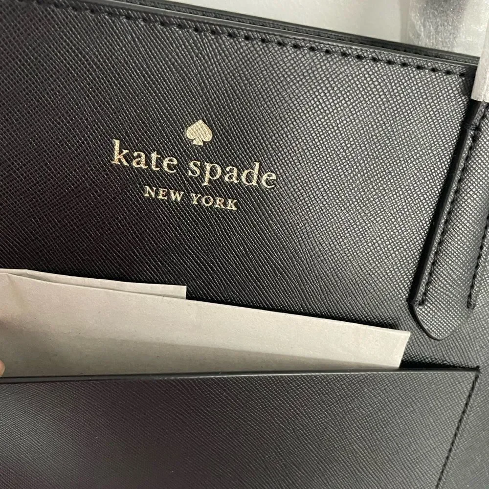 NWT Kate spade black tote - Picture 8 of 11